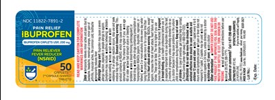 600r Rite Aid Ibuprofen 200mg Caplet(brown) Bottle Label 50s